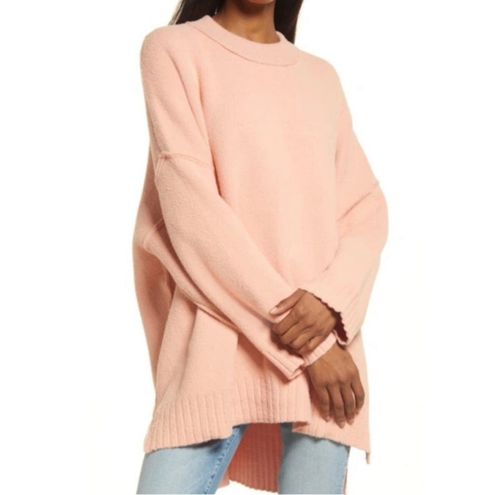 FREE PEOPLE Peaches Oversized Tunic Sweater Hi
Lo Size XS